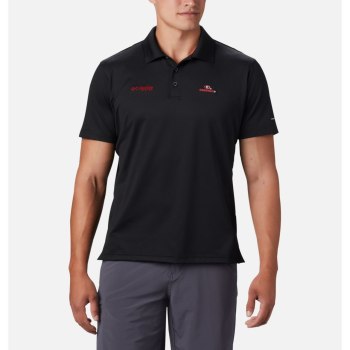 Columbia Collegiate Skiff Cast - Georgia, Polo Negros Para Hombre | 603594-AFY